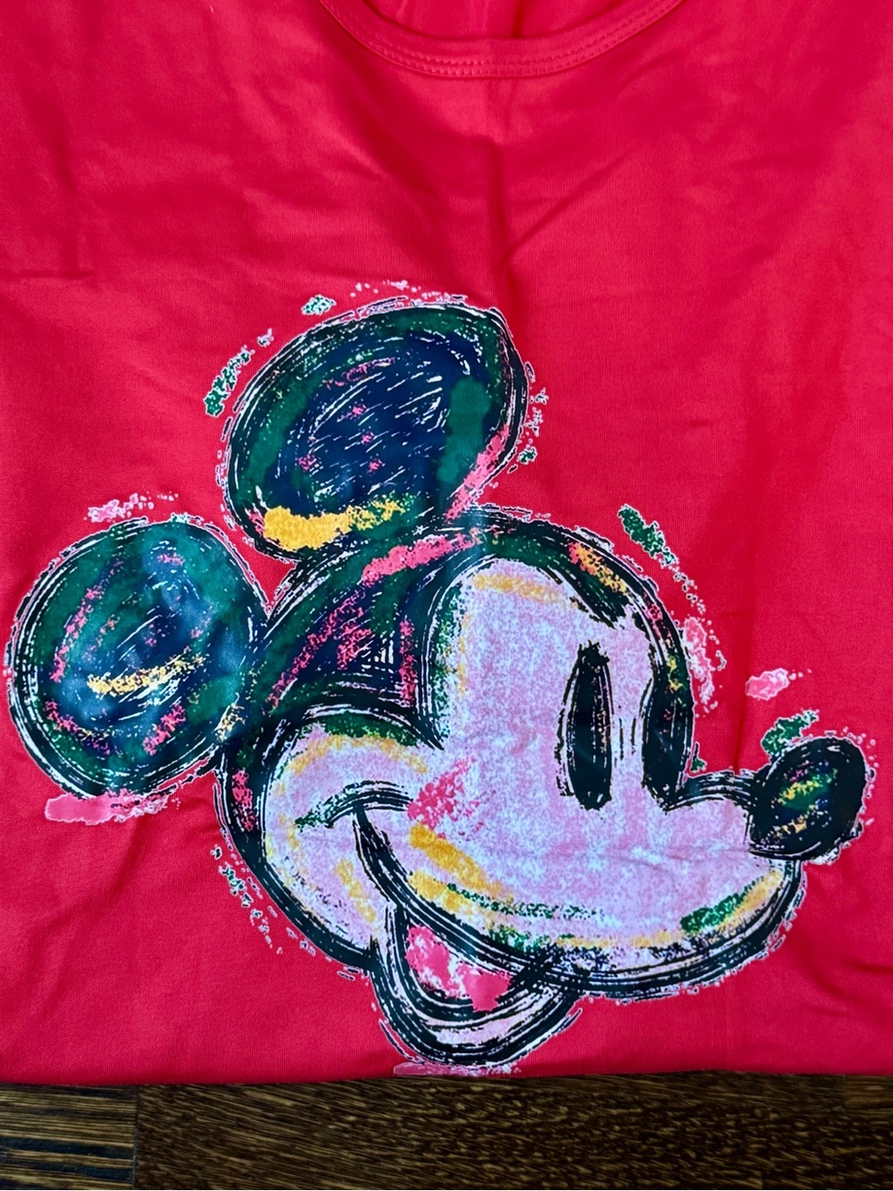 Ladies Red Mickey Graphic Tee- Size 2x